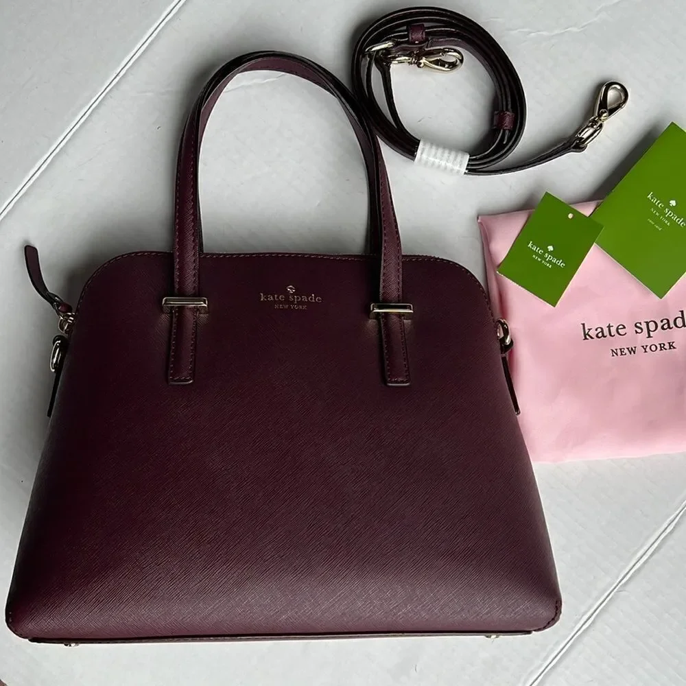 Kate Spade Cedar Street Maise Satchel - Mulled Wine